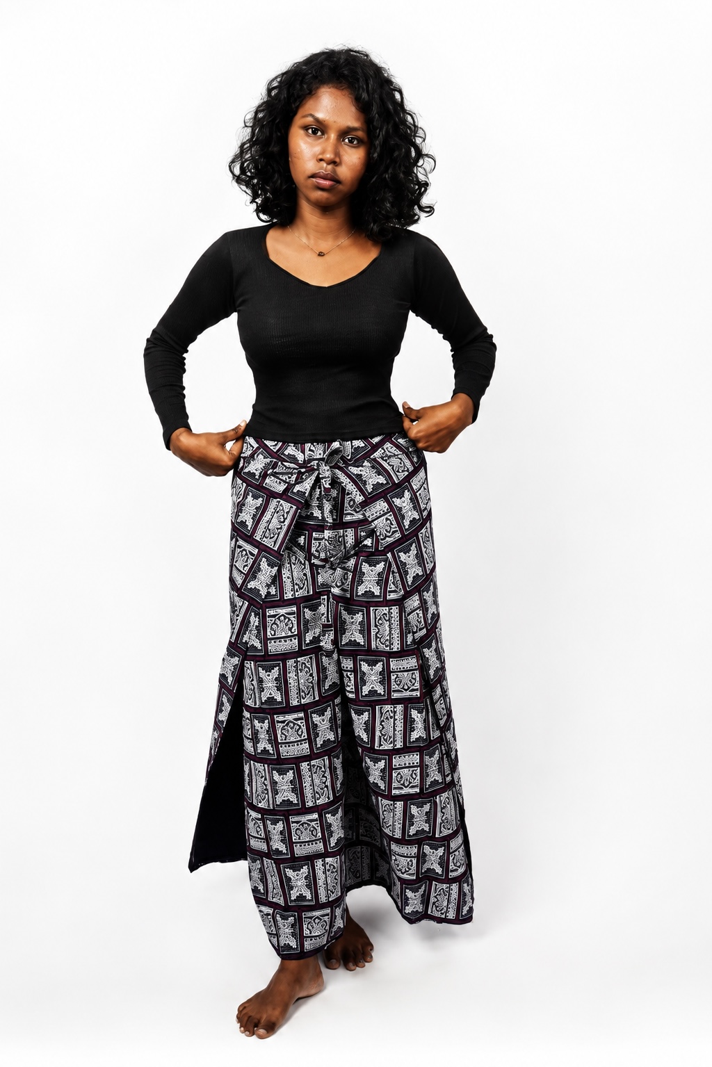 Women wrap on skirt
